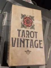 Tarot Vintage Fate Divination Tarot Deck, English Oracle Guidance Cards Sealed