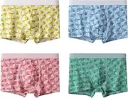 [PRIOKNIKO] Men's Underwear Trunks Youth Underwear Youth Boxers Student Boxer Shorts