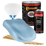 HOT ROD FLATZ Ice Blue Metallic Gallon Kit URETHANE Flat Auto Car Paint Kit