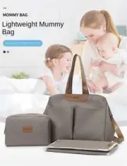 Multi-functional Baby Diaper Bag with Changing Mat - Travel & Stroller-Friendly