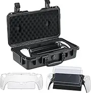 ZENACCE Hard Carrying Case Bundle for PlayStation Portal Remote Player, Accessories Kit Includes Waterproof Travel Bag, Protective Case and Screen Protectors for PS Portal