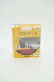 Promaster 72mm Red R2 Photographic Glass Lens Filter w/ Case - Made in Japan NEW