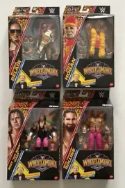 WWE Elite Collection 2025 WrestleMania Build a Figure Complete Set of 4