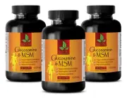 Glucosamine MSM Chondroitin 3200mg - Mobility, Flexibility, Joint Support -3 Bot