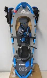 ALPTREK Pro SPIN Snowshoe Kit, Sawtooth Angular Frame 825, Medium, Blue