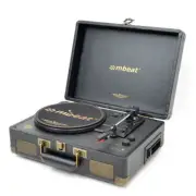 mbeat Uptown Retro Turntable & Cassette Player w/Wireless Bluetooth Speaker
