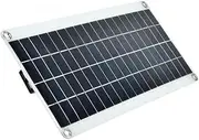 Solar Panel, 20W Solar Panel, Photovoltaic Solar Panel, Solar Power Battery, Solar Panel for Camper, Car, Boat, Camping Shelter