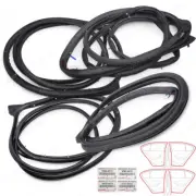 Set 4Dr Door Rubber Seal Weatherstrip For Toyota Fortuner SUV 2016 2022 (for: Toyota)