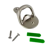 Silver Stainless Steel Wall Mounted Bottle Opener