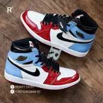 R’代購 AIR JORDAN 1 HIGH OG FEARLESS 漆皮 紅白藍 警燈 CK5666-100