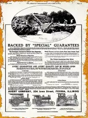 1915 Avery Steam Engines & Gas Tractors New Metal Sign: Peoria, Illinois