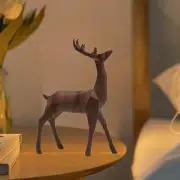 Geometry Reindeer Figurine Gift for Wedding Gift Bookshelves Bedroom