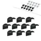10-Pack Adhesive Hat Hook for Wall Door Baseball Cap Hat Holder Rack No Drilling