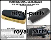 "TOURING DUAL SEAT, BLACK" FIT FOR ROYAL ENFIELD INTERCEPTOR 650 & GT 650