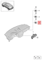 Genuine PORSCHE Macan 95B Compass 958919107A (for: Porsche)