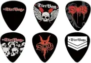 72 Dunlop Dirtbag DRB488P1.0 1mm 12 Packs Of 6 Tortex Guitar Picks SHIPS FREE!