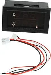10a Tester Led Voltmeter Ammeter 2-in-1 Display Battery Monitor Car Electrical Tester Reverse Connection Protection Random