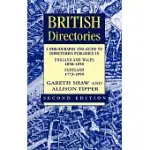 BRITISH DIRECTORIES 2ND ED