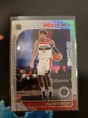 RUI HACHIMURA 2019-20 NBA Hoops Premium Stock LAZER PRIZM Rookie RC #206