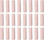 [uxcell] 24Pcs Shoelace Tips, Alloy 23mm Open Mouth Aglets Shoes Lace Cords End Tip Cap Replacement for DIY Clothes Strings, Peach Pink