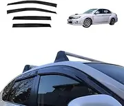 OAD4X4 Weathershields Compatible with Subaru Impreza 2007-2013, Weather Shields Window Visors Wind Deflectors Sun Rain Guard 4PCS Set
