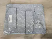New LITLANDSTAR gray felt PLACEMATS set of 6 flatware holder coasters