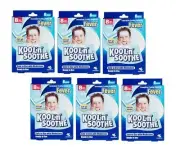 * 6x Kool n Soothe Kids Fever Cooling Relief Soft Gel Sheet 6 *36 Sheets Total