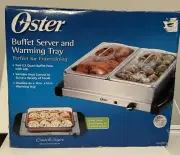 Kitchen & Home Oster Two 2-1/2-Quart Buffet Server and Warming Tray! BRAND NEW!