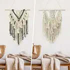 Macrame Wall Hanging with Tassel Geometric Woven Tapestry 55x70cm Macrame SeoOd