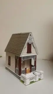 Little Ann 2 Victorian Cottage 1:48 Dollhouse (Milled Siding /Asphalt Shingles)