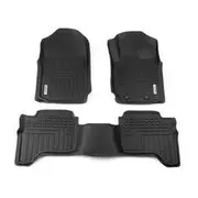 RubberTree Deep Dish Floor Liners to suit Ford Ranger 2011-2022 Dual Cab XLT, Wildtrak & Raptor - FDR003-3D