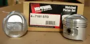 Hi-Tech 7181-STD Set of 4 Pistons fits 4-cyl Ford