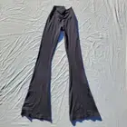 OFFLINE By Aerie Real Me Cinched Waist Bellbottom Flare Pant - Black - Size XS