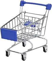 Yardwe Mini Shopping Trolley Toy Boys and Girls Plaything Storage Container Safe for Little Ones Enhance Playtime