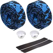 Camouflage Non-Slip Bar Tape Cycling Bar Tape Bar Tape Road Bike Handle Grips Bike Handle Tape Bikes Bike Mirrors for Handlebars Stickers Road Bar Tape Road Handlebars Black