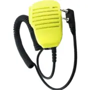 HAM PTT Microphone & Speaker for BAOFENG UV-5R Kenwood Radio K Type Yellow Mic