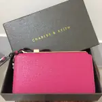 全新 CHARLES & KEITH 小CK 蝴蝶結公主風手拿包 長夾