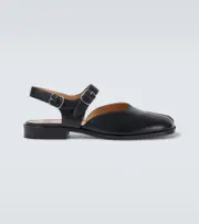 [Maison Margiela] Maison Margiela Tabi leather sandals AU 10 black