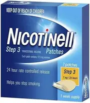 Nicotinell Step 3 Transdermal 7mg Nicotine Patch 7-Pieces Set