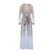 [Zimmermann] Zimmermann-Lilac Paisley Hypnotic Sheath Dress-Donna 2 NUM