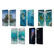 OFFICIAL DAVE LOBLAW SEA LEATHER BOOK WALLET CASE COVER FOR APPLE iPOD TOUCH MP3