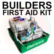 First Aid Kit Large Tackle Box BUILDER with SNAKE BITE KIT Outdoor TRADIE