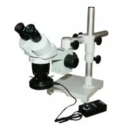 10-20-30-60x Stereo Microscope Boom Stand 100mm WD w 56 LED & 16MP USB 3.0 CAM