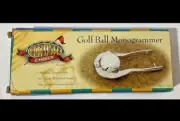 Vintage Masters Choice Golf Ball Monogrammer ~ Imprints With Box