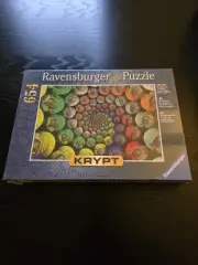 Sealed Ravensburger KRYPT Color Spiral Jigsaw Puzzle 654 Pieces New