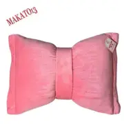 Target Bullseye's Playground Valentine's Day Pink Bow Pillow 14"L x 10"W New