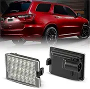 FIQOME LED Number Plate Lights, for DODGE, Durango 2014-2020, License Plate Light with Canbus Design, Error Free Rear Plate Lamp Car Number Plate Led Light