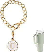 [MOTAIN] Letter Charm Accessories For Stanley Cup,Name Id Letter Handle Charm For Stanley Tumbler,Water Cup Handle Identification Letter Charm