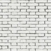 Pack of 5 Dolls House Miniature Old Painted Exterior Brick Pattern Cladding