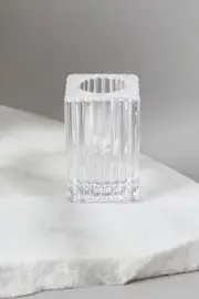 Metallic Glass Candle Holder